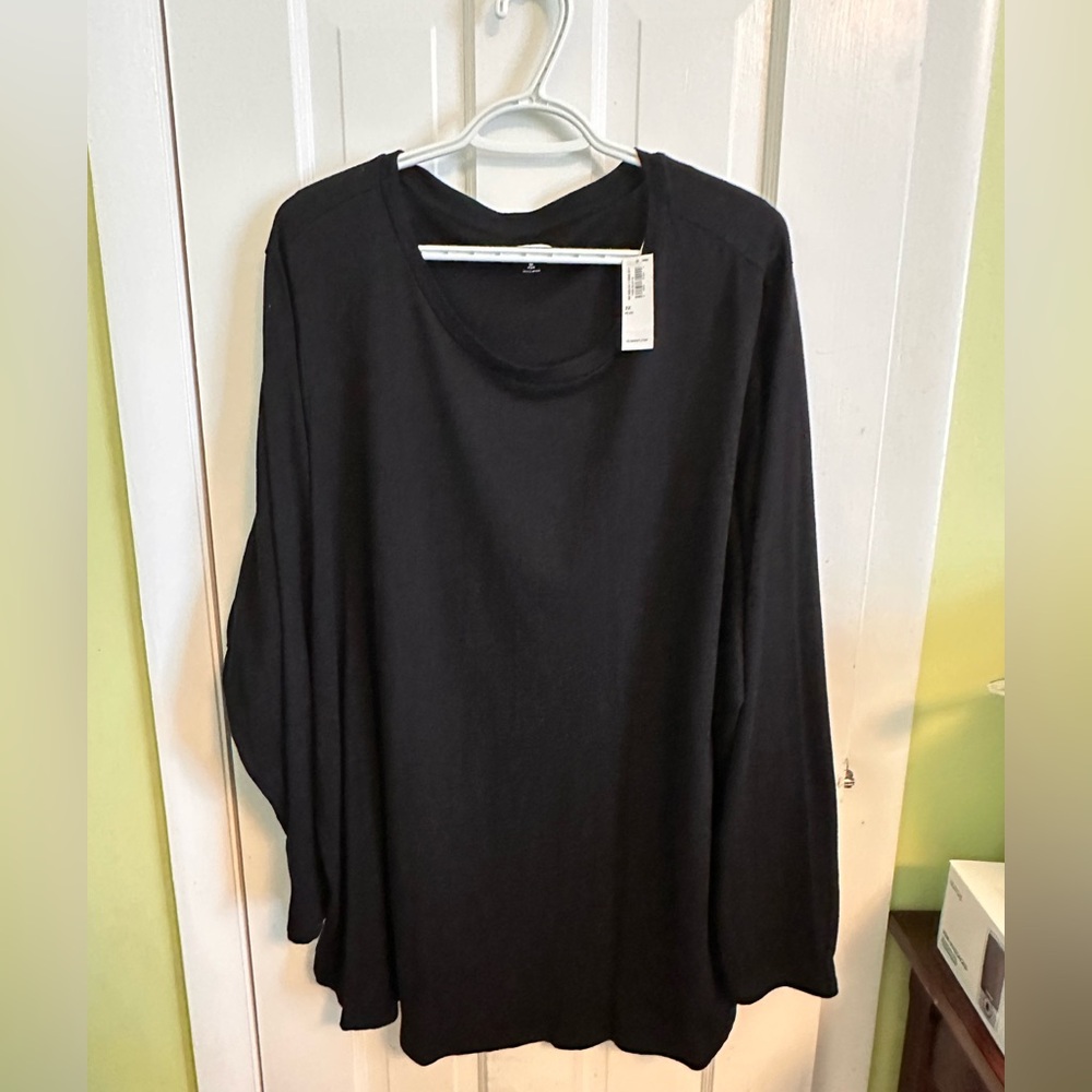 Old Navy Classic Black Long Sleeve Top
